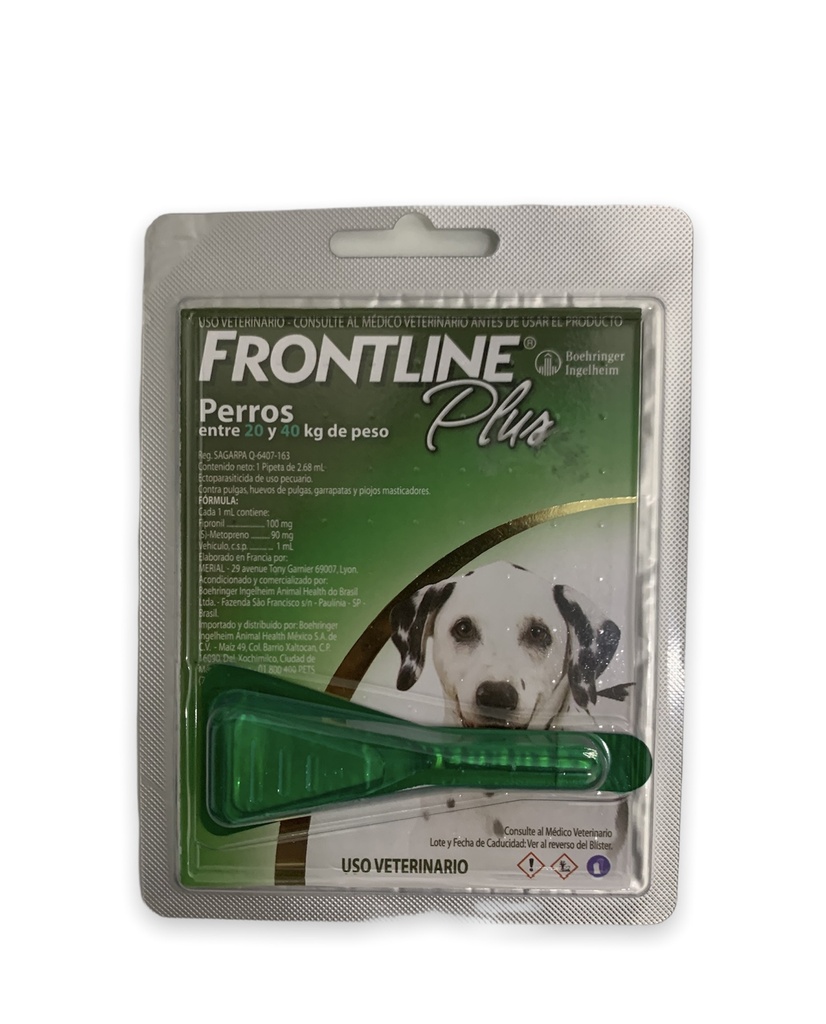 Frontline Plus  de 20 a 40 kg