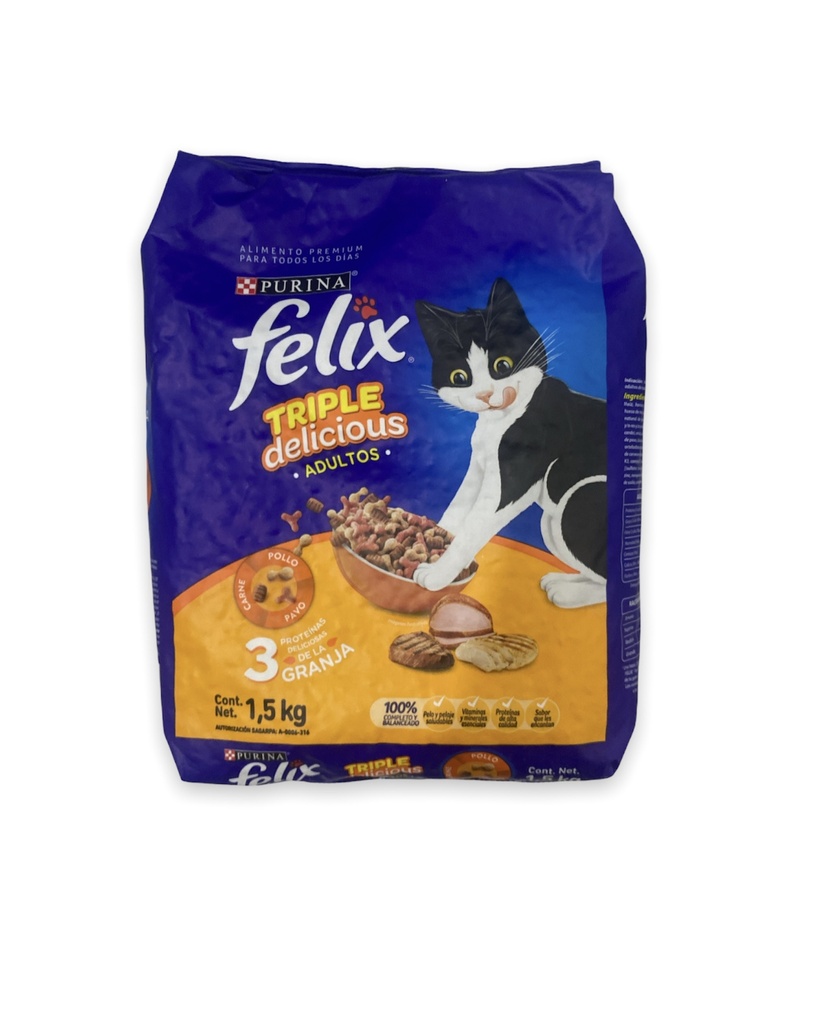 Felix Triple Delicias 1.5 Kg