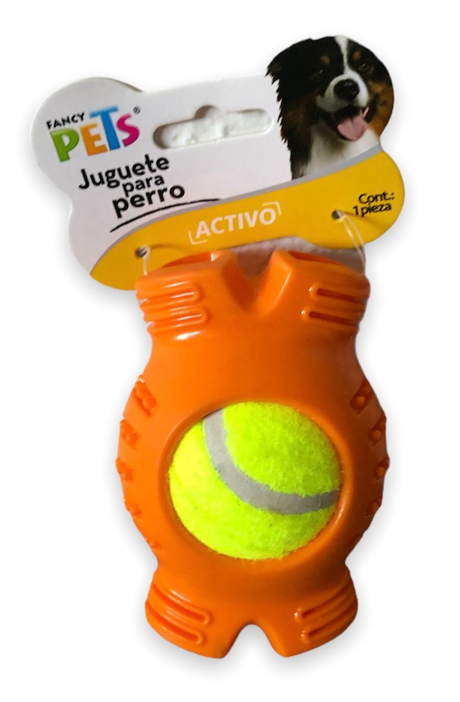 Juguete Pelota Tennis C/Patas de Plástico Fancy Pets