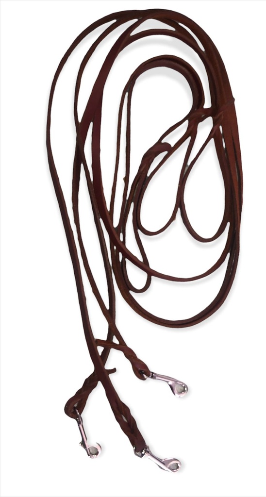 Correa de Piel Ozny Delgada de Níquel (120 cm)