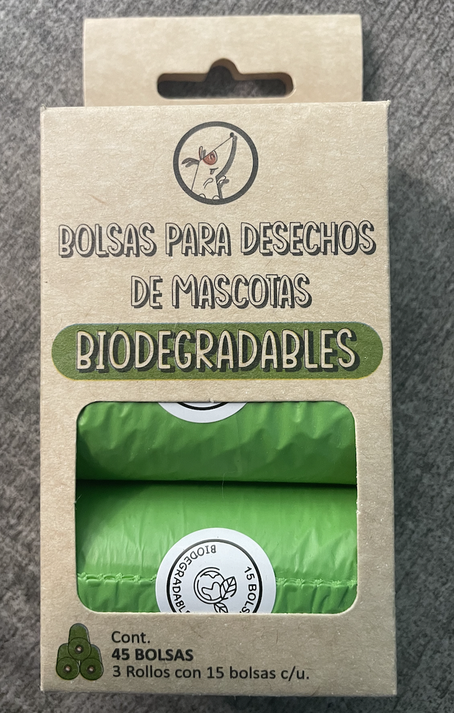 Bolsas Biodegradables para Desechos Happy Pet (3 rollos)