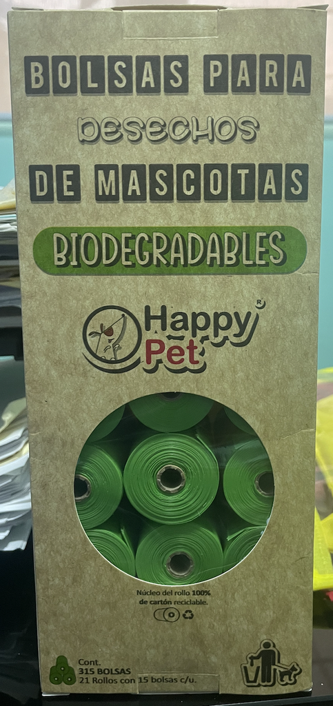 Bolsas para deshechos Biodegradables (Paquete de 21 rollos)