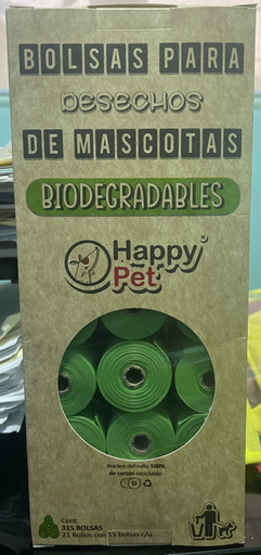 [ACC666666] Bolsas para deshechos Biodegradables (Paquete de 21 rollos)