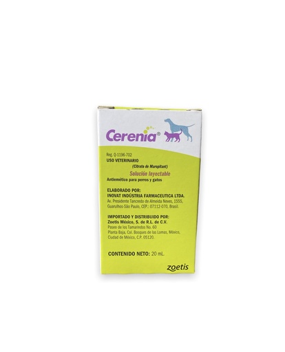 [MED00010] Cerenia por mililitro (Citrato de Maropitant)